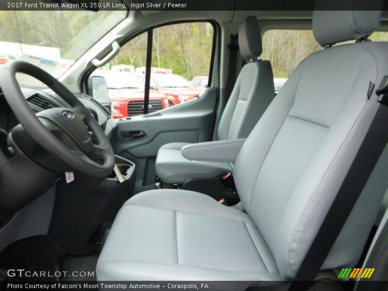 Front Seat of 2017 Transit Wagon XL 350 LR Long