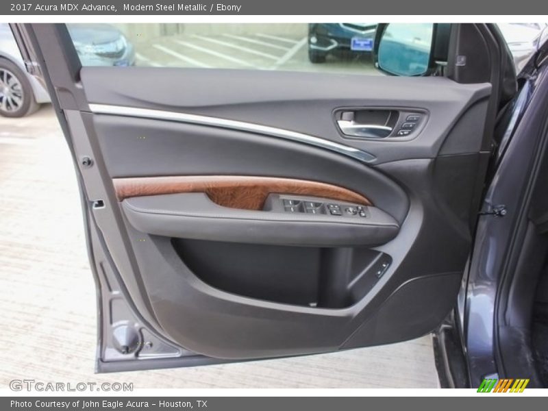 Modern Steel Metallic / Ebony 2017 Acura MDX Advance