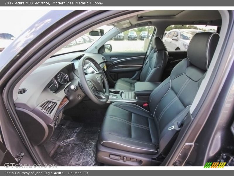 Modern Steel Metallic / Ebony 2017 Acura MDX Advance