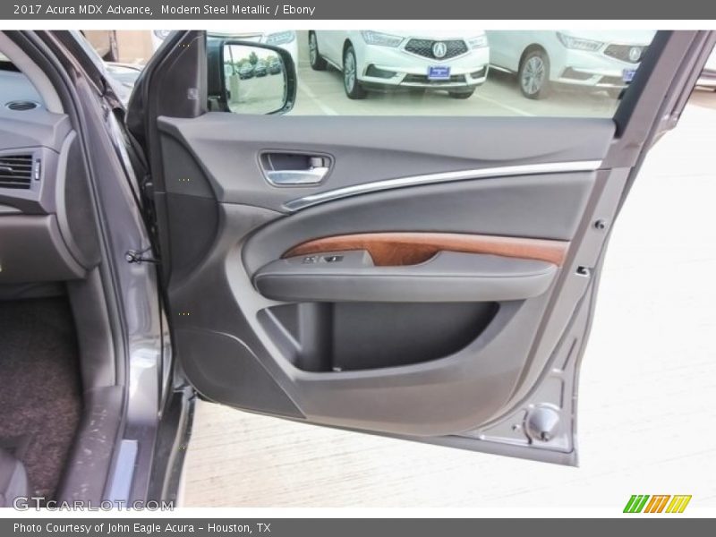 Modern Steel Metallic / Ebony 2017 Acura MDX Advance