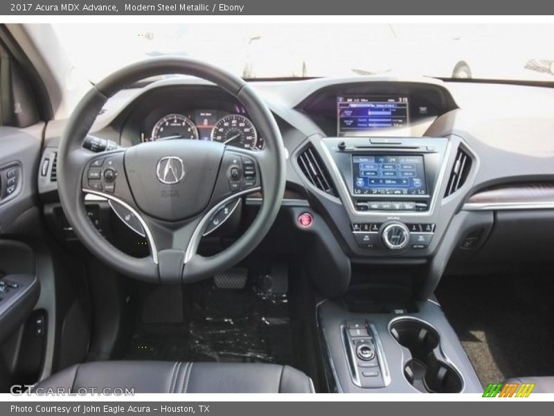 Modern Steel Metallic / Ebony 2017 Acura MDX Advance