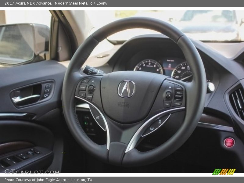 Modern Steel Metallic / Ebony 2017 Acura MDX Advance