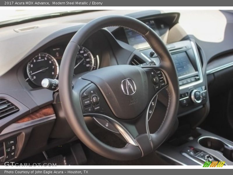 Modern Steel Metallic / Ebony 2017 Acura MDX Advance