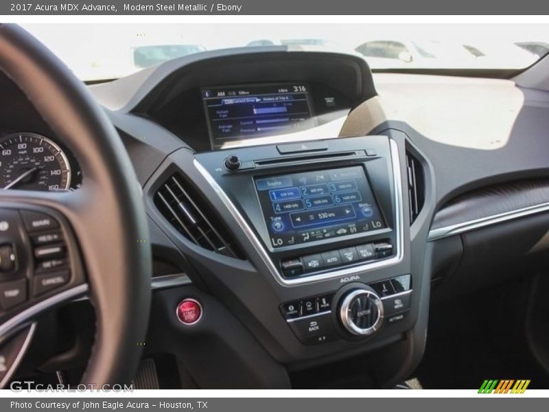 Modern Steel Metallic / Ebony 2017 Acura MDX Advance