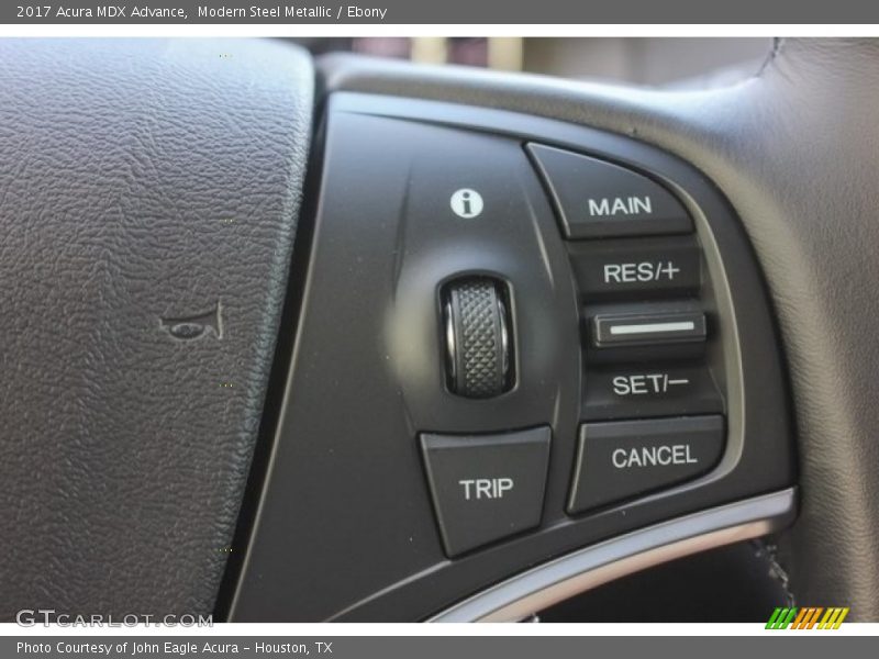 Modern Steel Metallic / Ebony 2017 Acura MDX Advance