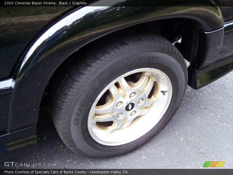 Black / Graphite 2003 Chevrolet Blazer Xtreme