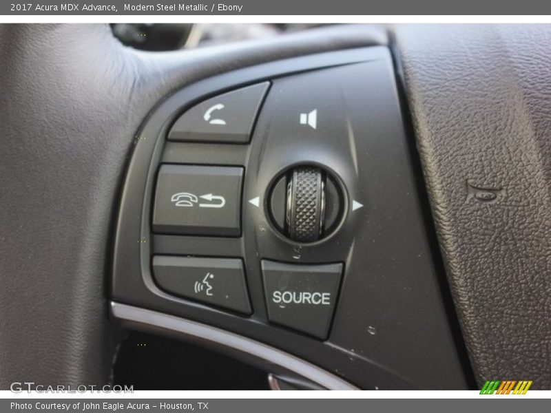 Modern Steel Metallic / Ebony 2017 Acura MDX Advance