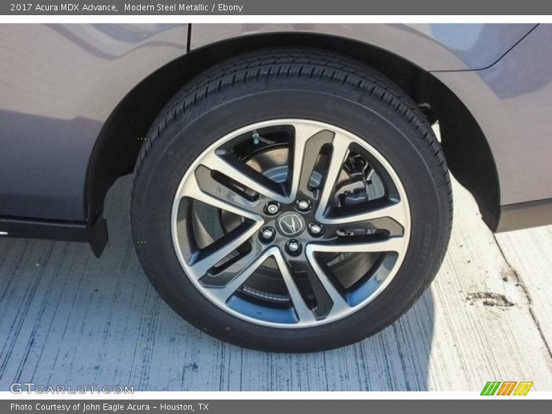 Modern Steel Metallic / Ebony 2017 Acura MDX Advance