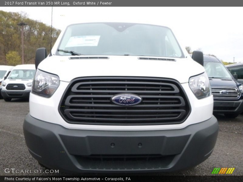 Oxford White / Pewter 2017 Ford Transit Van 350 MR Long