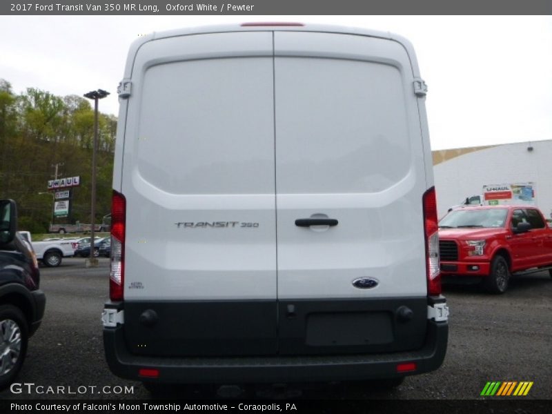 Oxford White / Pewter 2017 Ford Transit Van 350 MR Long