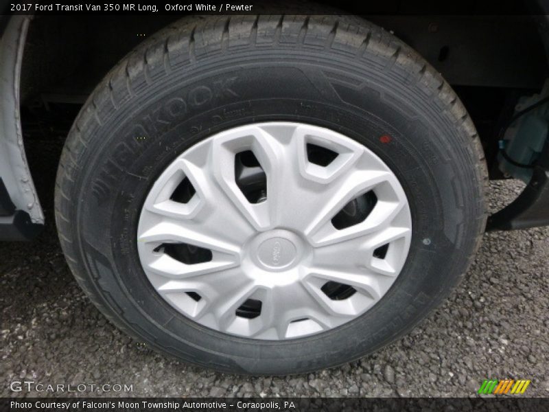 Oxford White / Pewter 2017 Ford Transit Van 350 MR Long
