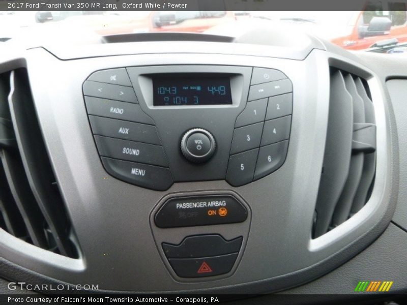 Oxford White / Pewter 2017 Ford Transit Van 350 MR Long