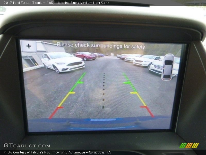 Lightning Blue / Medium Light Stone 2017 Ford Escape Titanium 4WD