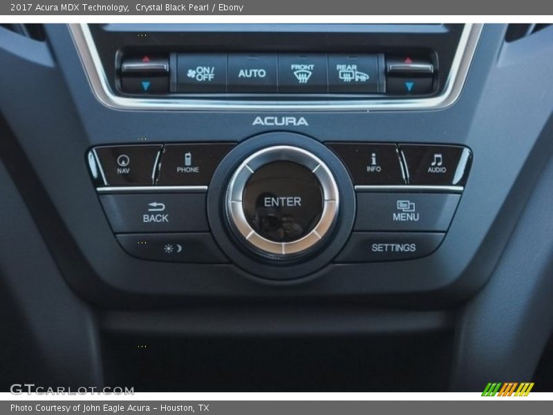 Crystal Black Pearl / Ebony 2017 Acura MDX Technology