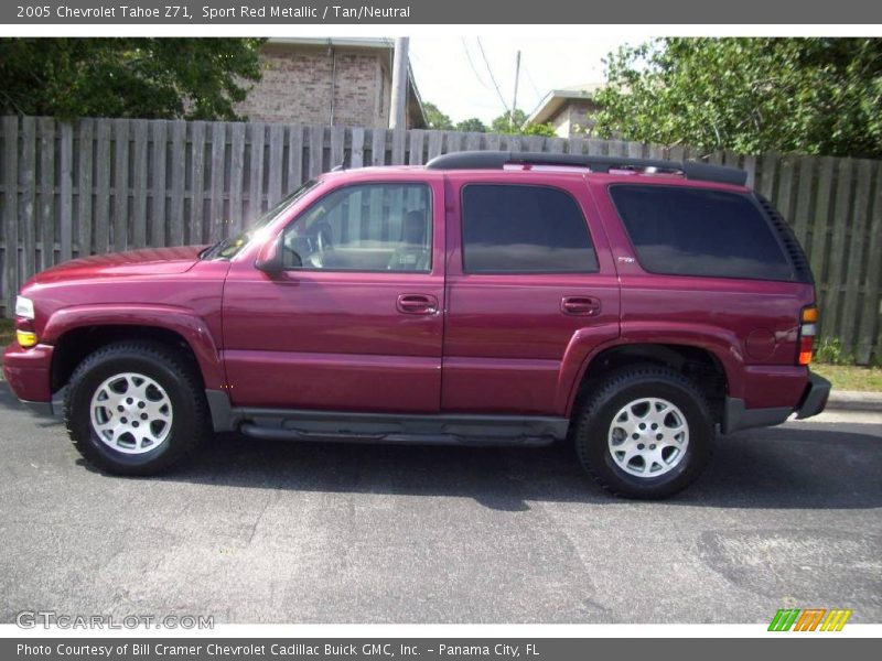 Sport Red Metallic / Tan/Neutral 2005 Chevrolet Tahoe Z71