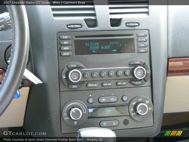 White / Cashmere Beige 2007 Chevrolet Malibu LTZ Sedan