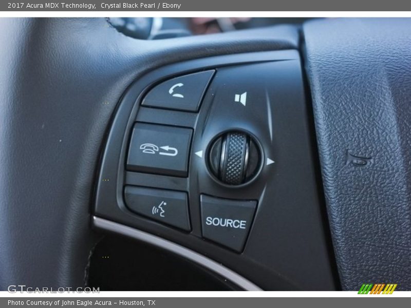 Crystal Black Pearl / Ebony 2017 Acura MDX Technology