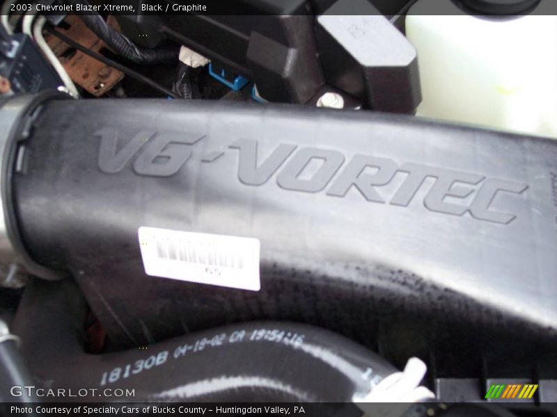 Black / Graphite 2003 Chevrolet Blazer Xtreme