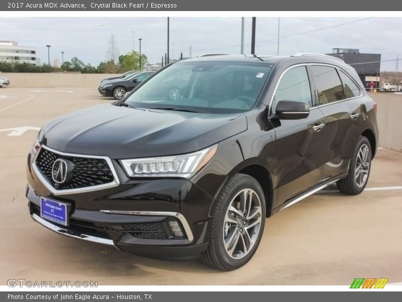 Crystal Black Pearl / Espresso 2017 Acura MDX Advance