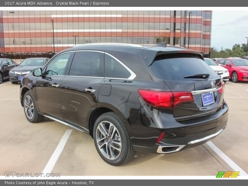 Crystal Black Pearl / Espresso 2017 Acura MDX Advance