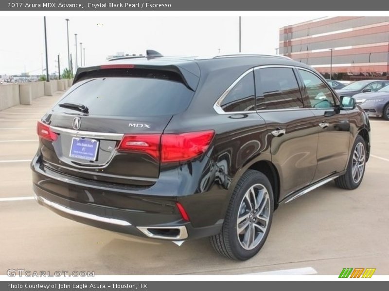 Crystal Black Pearl / Espresso 2017 Acura MDX Advance