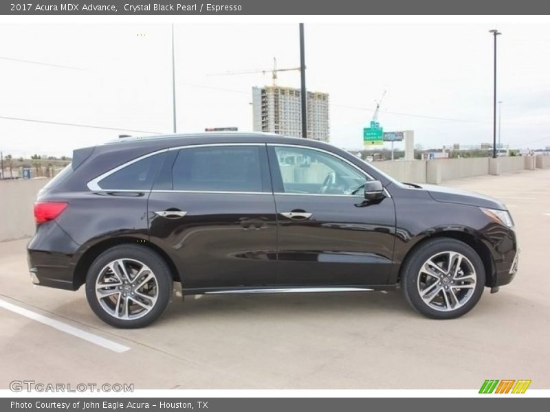 Crystal Black Pearl / Espresso 2017 Acura MDX Advance