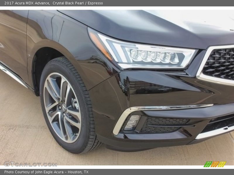 Crystal Black Pearl / Espresso 2017 Acura MDX Advance