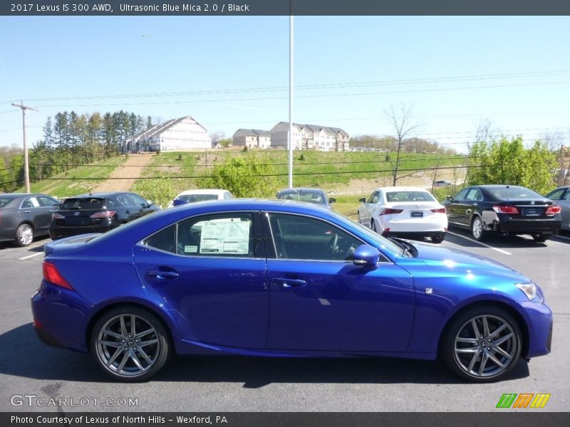 Ultrasonic Blue Mica 2.0 / Black 2017 Lexus IS 300 AWD