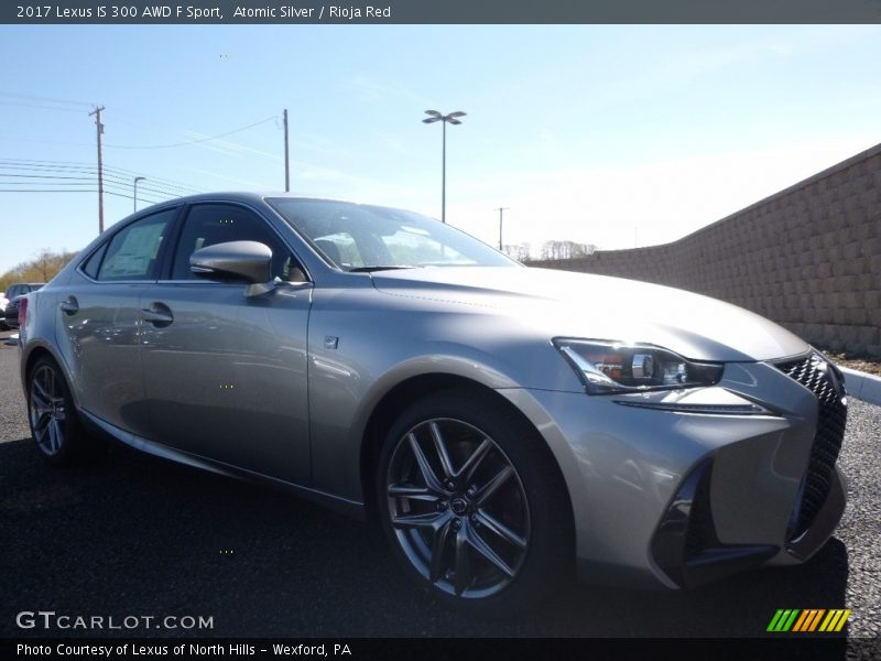 Atomic Silver / Rioja Red 2017 Lexus IS 300 AWD F Sport