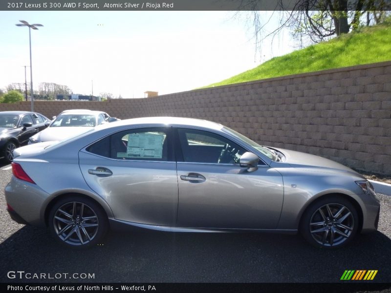 Atomic Silver / Rioja Red 2017 Lexus IS 300 AWD F Sport
