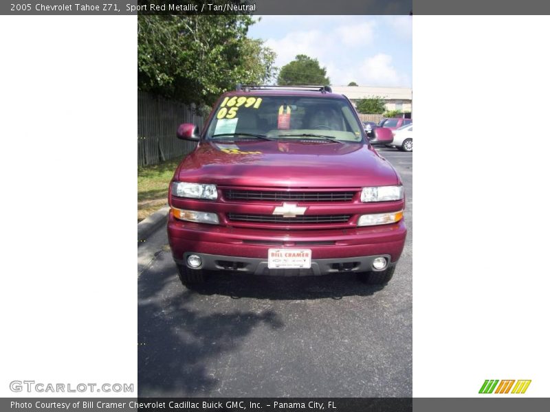 Sport Red Metallic / Tan/Neutral 2005 Chevrolet Tahoe Z71