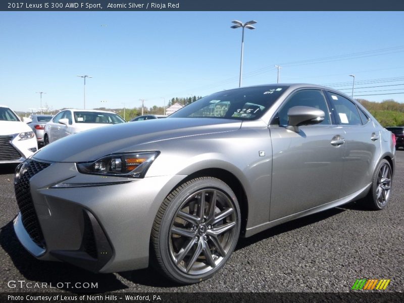 Atomic Silver / Rioja Red 2017 Lexus IS 300 AWD F Sport