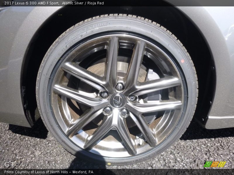 Atomic Silver / Rioja Red 2017 Lexus IS 300 AWD F Sport