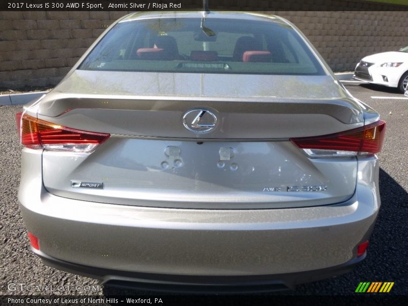 Atomic Silver / Rioja Red 2017 Lexus IS 300 AWD F Sport