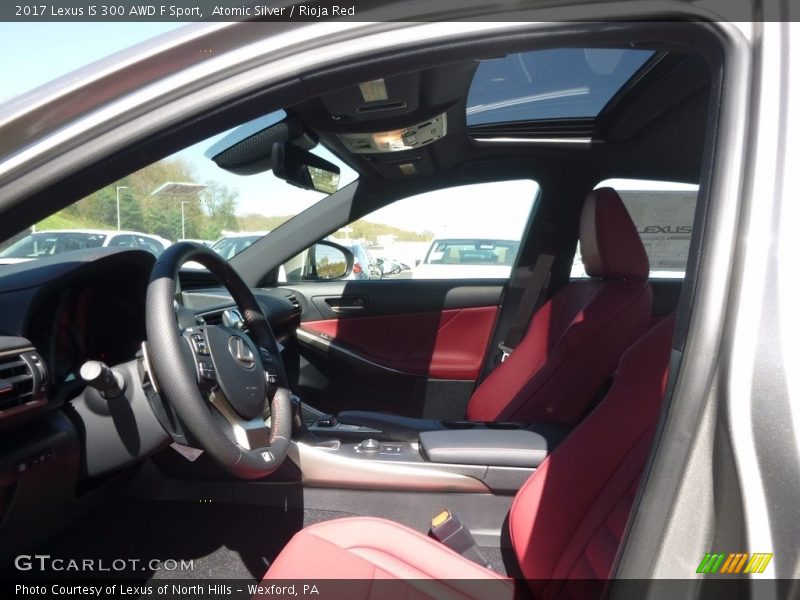 Atomic Silver / Rioja Red 2017 Lexus IS 300 AWD F Sport