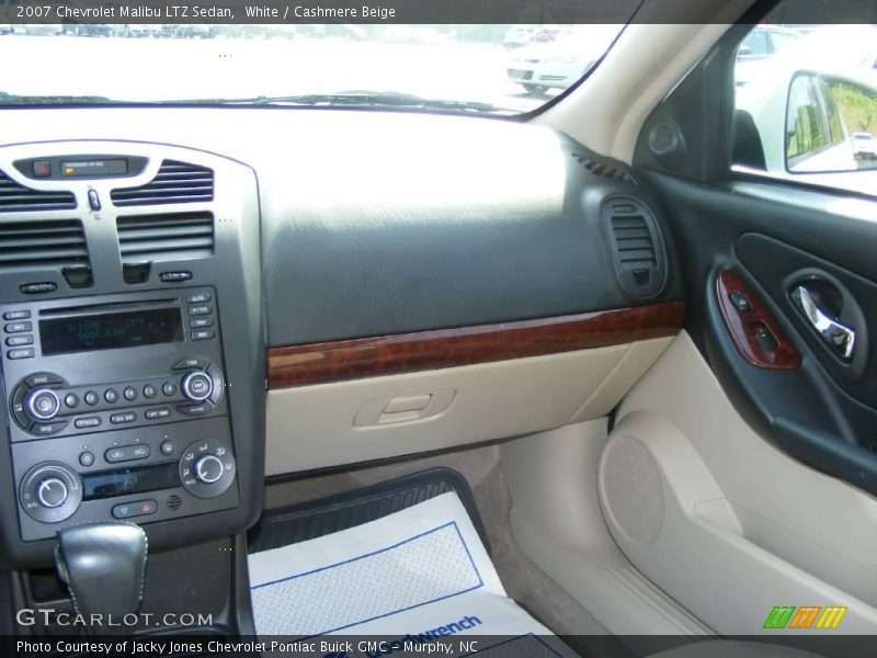 White / Cashmere Beige 2007 Chevrolet Malibu LTZ Sedan