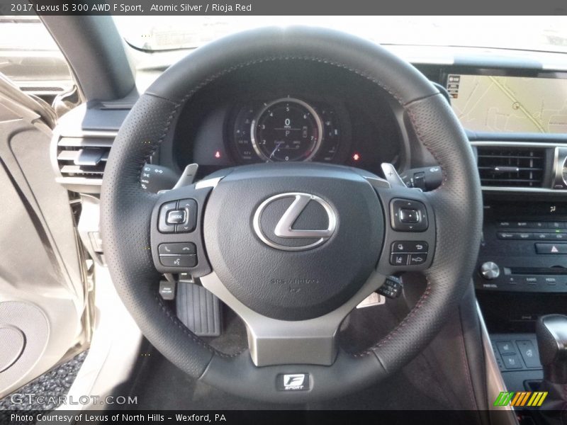 Atomic Silver / Rioja Red 2017 Lexus IS 300 AWD F Sport