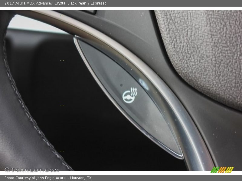 Crystal Black Pearl / Espresso 2017 Acura MDX Advance