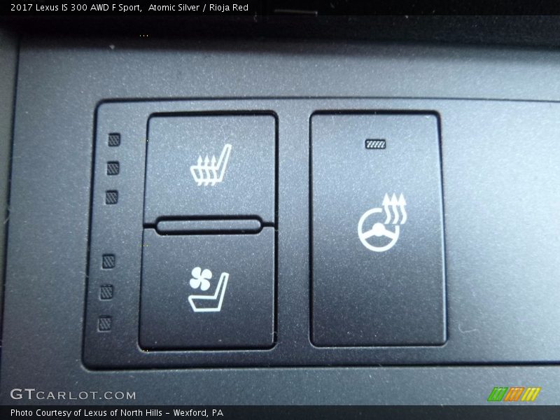 Atomic Silver / Rioja Red 2017 Lexus IS 300 AWD F Sport