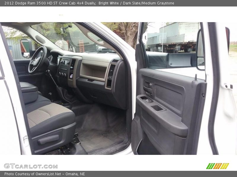 Bright White / Dark Slate/Medium Graystone 2012 Dodge Ram 3500 HD ST Crew Cab 4x4 Dually