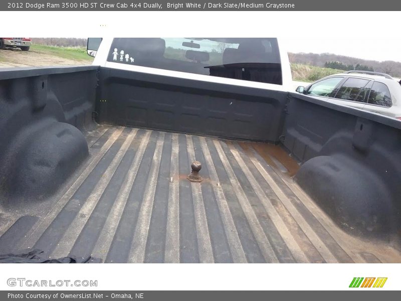 Bright White / Dark Slate/Medium Graystone 2012 Dodge Ram 3500 HD ST Crew Cab 4x4 Dually