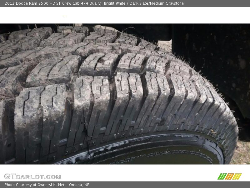 Bright White / Dark Slate/Medium Graystone 2012 Dodge Ram 3500 HD ST Crew Cab 4x4 Dually