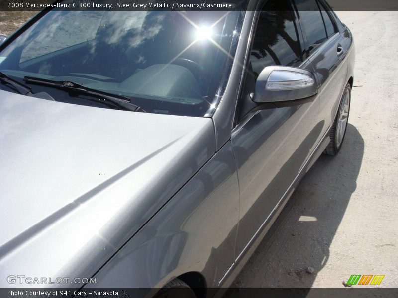 Steel Grey Metallic / Savanna/Cashmere 2008 Mercedes-Benz C 300 Luxury
