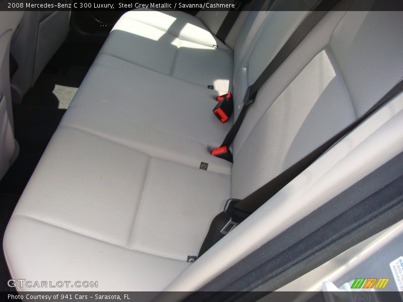 Steel Grey Metallic / Savanna/Cashmere 2008 Mercedes-Benz C 300 Luxury