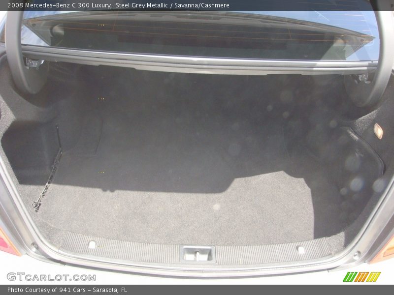 Steel Grey Metallic / Savanna/Cashmere 2008 Mercedes-Benz C 300 Luxury