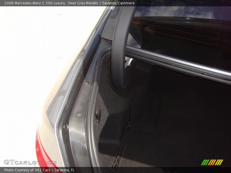 Steel Grey Metallic / Savanna/Cashmere 2008 Mercedes-Benz C 300 Luxury