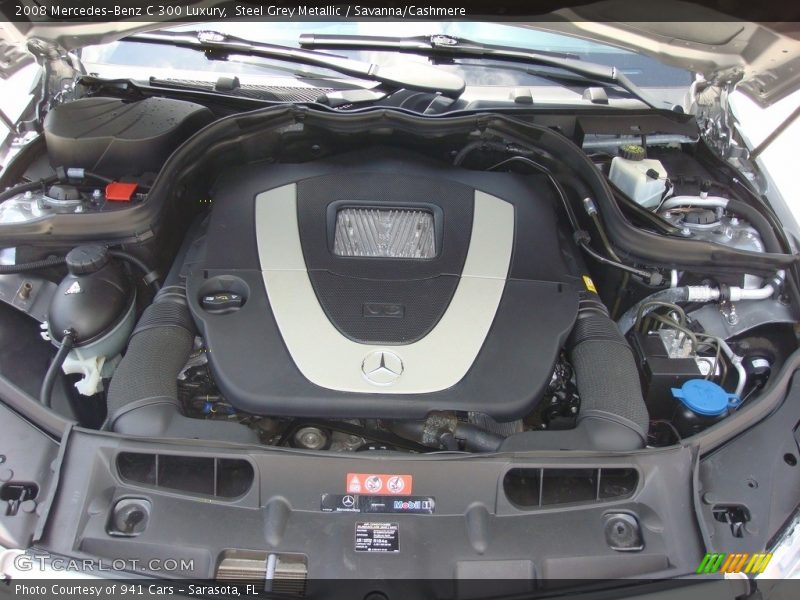 Steel Grey Metallic / Savanna/Cashmere 2008 Mercedes-Benz C 300 Luxury