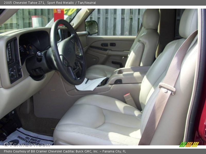 Sport Red Metallic / Tan/Neutral 2005 Chevrolet Tahoe Z71