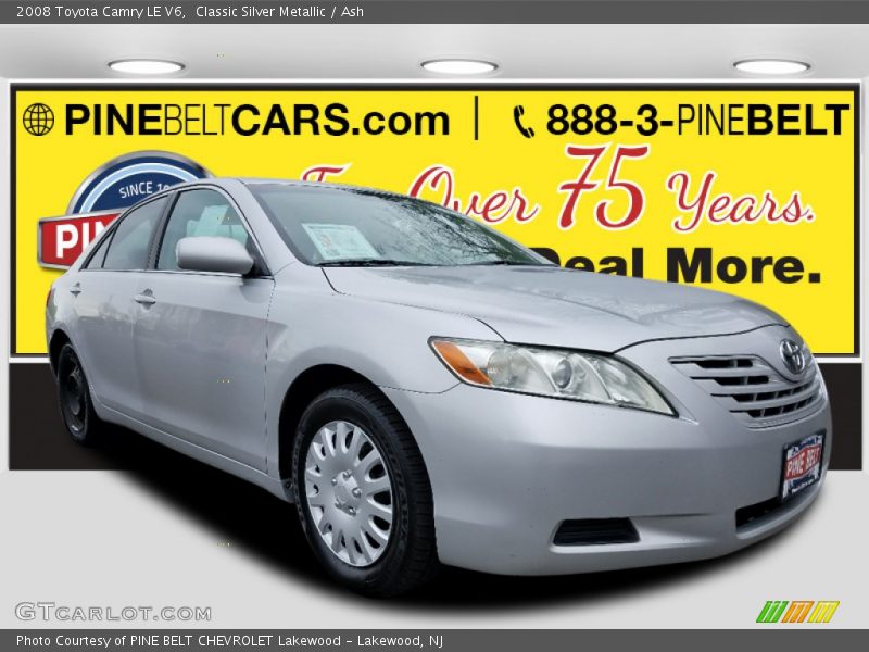 Classic Silver Metallic / Ash 2008 Toyota Camry LE V6