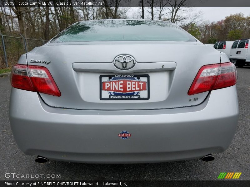 Classic Silver Metallic / Ash 2008 Toyota Camry LE V6